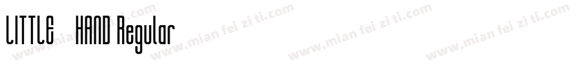 LITTLE_HAND Regular字体转换